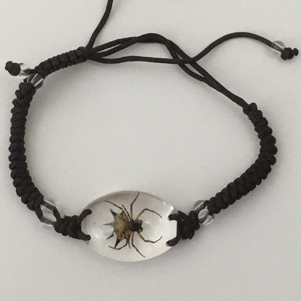 REAL Spider Pendant Bracelet Jewelry